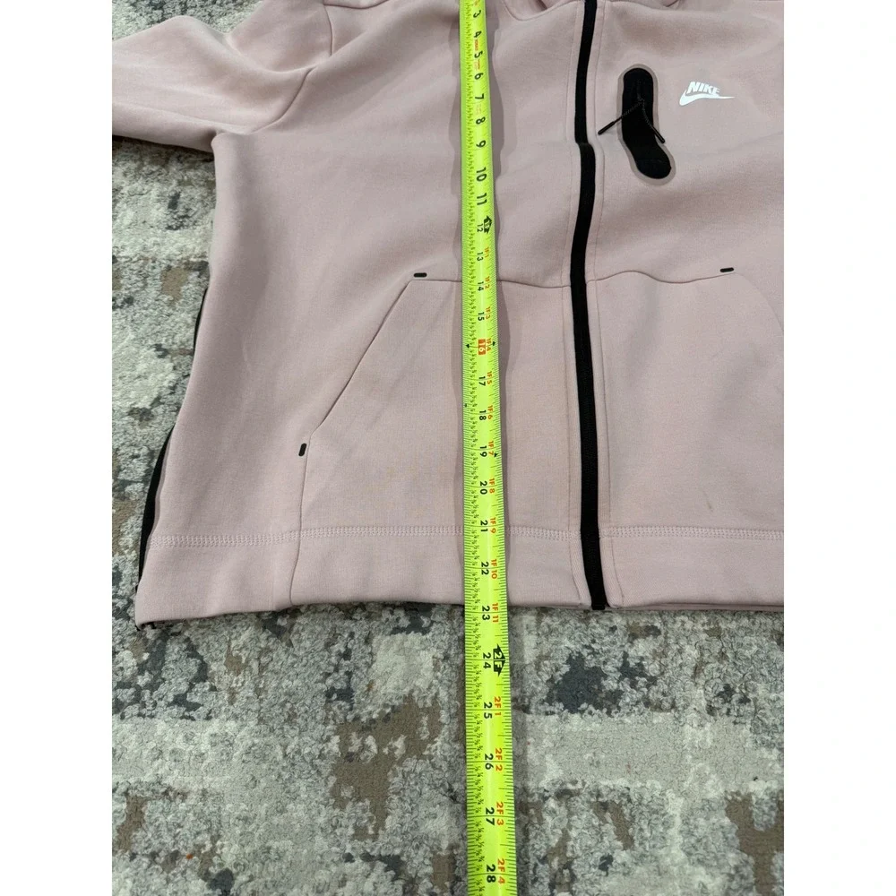 Nike Sportswear Tech Full‎ Zip Hoodie Pink Black DD5624-601 Women's Medium